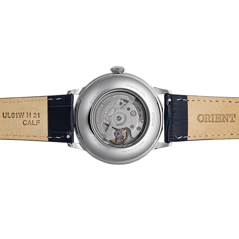 Orient Bambino Version II Navy Blue Curved Dial Men's Watch- RA-AC0024L